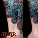 Realistic Octopus Tattoo Tattoo Design Thumbnail